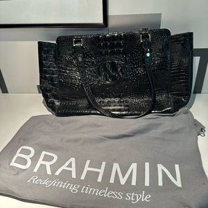 Brahmin satchel style handbag
